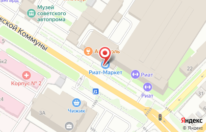 Супермаркет РИАТ-Маркет ПЕРВЫЙ на карте