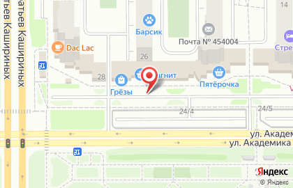 Перчик на улице Академика Королёва на карте