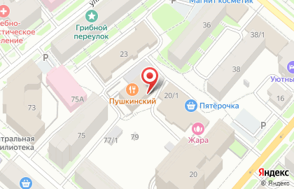 Банкомат Транскапиталбанк, филиал в г. Сыктывкаре на улице Пушкина на карте