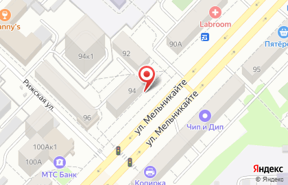 Обувной магазин Юничел в Ленинском административном округе на карте