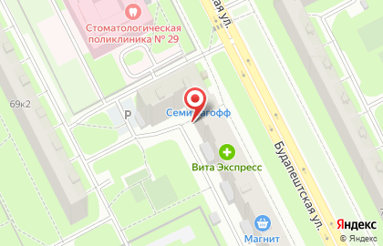 Памятники в Купчино на карте