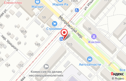 Киоск по продаже хлебобулочных изделий в Барнауле на карте