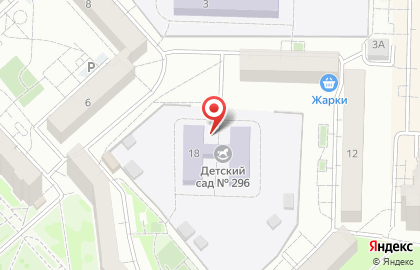 Детский сад №296 общеразвивающего вида на карте