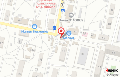 Магазин фастфудной продукции Горячие пирожки в Тракторозаводском районе на карте