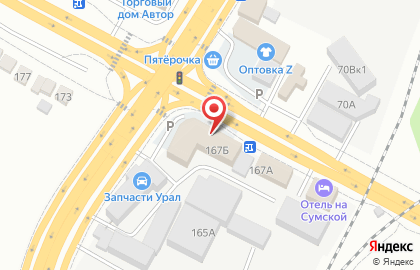 Фирма по изготовлению мебели на Сумской улице на карте