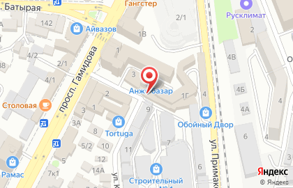 Магазин Аквамир в Ленинском районе на карте