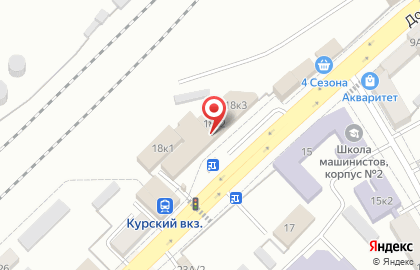 Магазин фастфудной продукции на Донбасской улице на карте