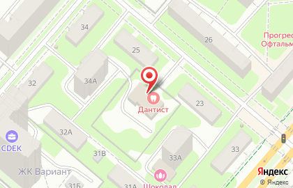 Агентство недвижимости Квартира на улице Адмирала Нахимова на карте
