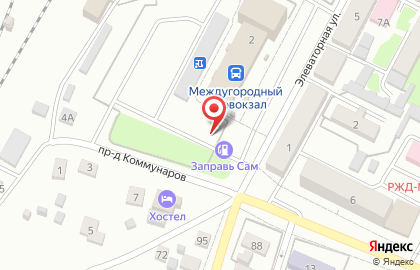 Терминал самообслуживания Бензоробот в Промышленном районе на карте