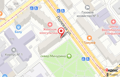 Парикмахерская Гламур на Арцыбушевской улице на карте