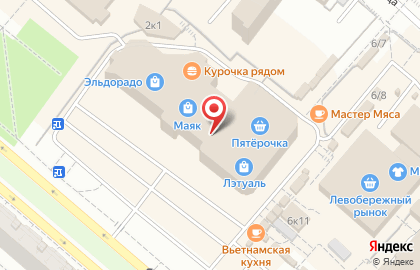 Салон косметических средств Формула красоты на проспекте Комарова на карте