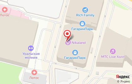 Ресторан-пивоварня Maximilian's Brauerei в ТЦ Гагарин Парк на карте