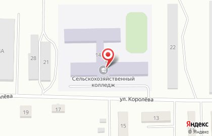 Усольский сельскохозяйственный техникум на улице Королёва на карте