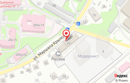 Отдел службы судебных приставов, г. Пенза в Первомайском районе на карте