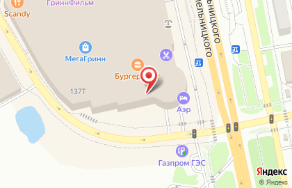 Международная сеть ресторанов быстрого питания Ташир пицца в Белгороде на карте