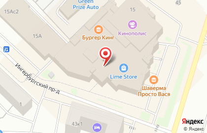 Магазин ВсеНитки на Пушкинском шоссе на карте