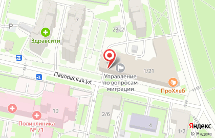 Отдел по вопросам миграции Управление МВД России по Колпинскому району г. Санкт-Петербург в Колпинском районе на карте
