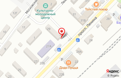 Магазин продуктов в Калининграде на карте