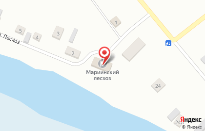 Мариинский лесхоз, автономное учреждение Кемеровской области на карте