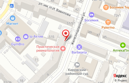 Ателье форменной одежды Авангард в Фрунзенском районе на карте