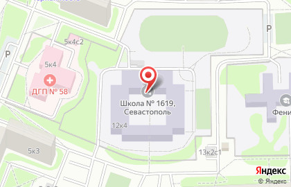 Школа №1619 им. М.И. Цветаевой с дошкольным отделением на карте