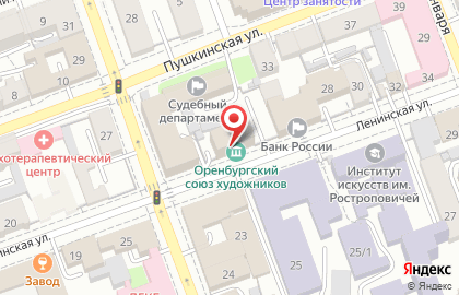 Всероссийская творческая общественная организация Союз художников России на Ленинской улице на карте