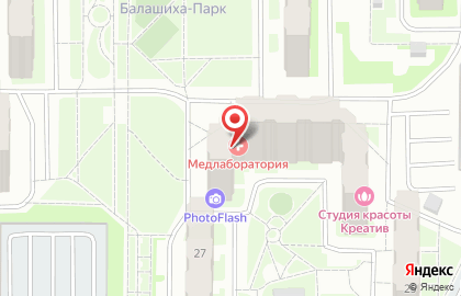 Медицинская лаборатория в Москве на карте