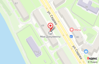 Многофункциональный центр Невского района в Санкт-Петербурге на карте