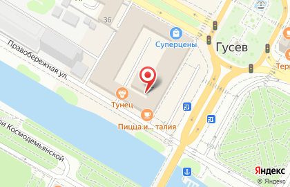 Суши-бар Тунец в Калининграде на карте