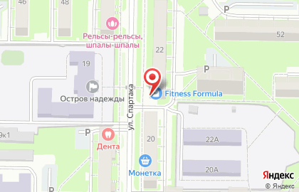 Студия загара Fitness Formula на карте