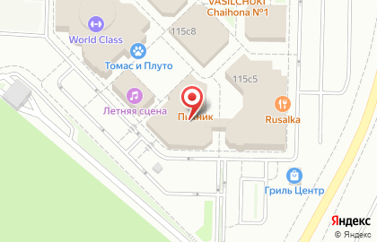 Ресторан Пикник в Солнечногорске на карте