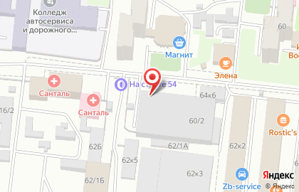Магазин автозапчастей Автомамонт на площади Сибиряков-Гвардейцев на карте
