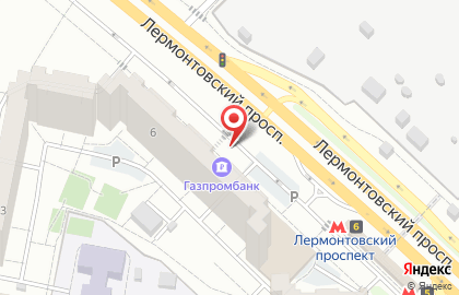 Грузоперевозки переезды Лермонтовский проспект на карте