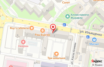 Кабинет автострахования в Каспийске на карте