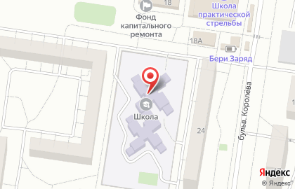 Школа в Автозаводском районе на карте
