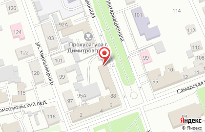 Учебный центр БиОТ на улице III Интернационала на карте