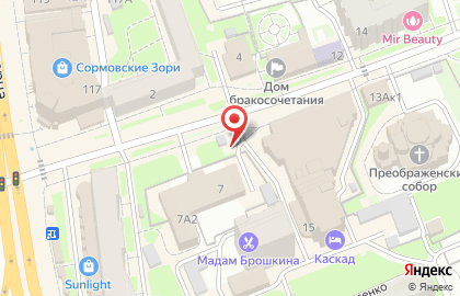Главное Управление Центрального банка РФ по Нижегородской области на карте
