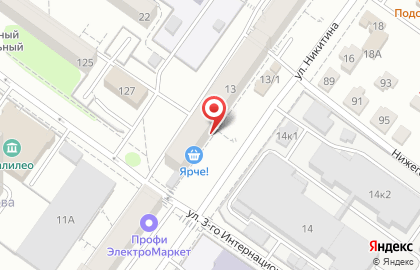 Фирменный магазин кондитерских изделий Алёнка в Октябрьском районе на карте
