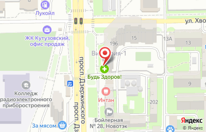 Продуктовый магазин Лето на улице Хворостянского на карте