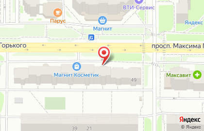 Салон дверей Maks на проспекте Максима Горького на карте