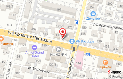 Торгово-монтажная фирма ОптимРУС на улице ​Красных Партизан на карте