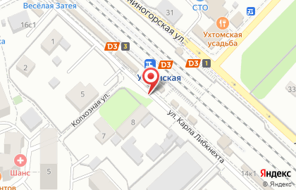 Магазин фастфудной продукции на Лермонтовском проспекте на карте