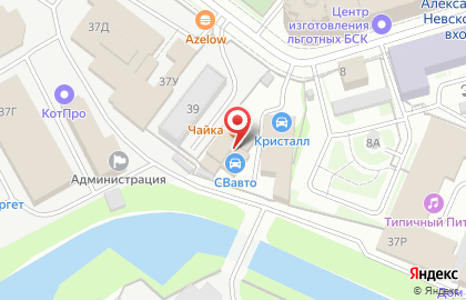 Таксопарк Взлёт на карте