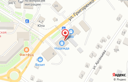 DNS во Владивостоке на карте