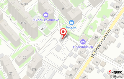 Автостоянка в Воронеже на карте