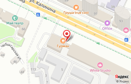 Кафе Гурман в Чебоксарах на карте