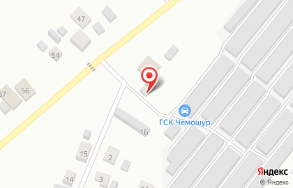 Гаражный кооператив Чемошур на карте
