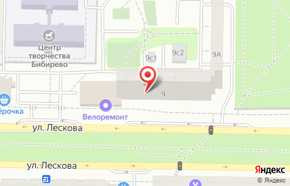 ПринтОфисСервис на улице Лескова на карте