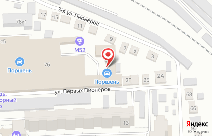 Автосервис Поршень на Красномосковской улице на карте
