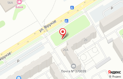 Магазин автозапчастей, ИП Кольченко Р.В. на улице Фрунзе на карте